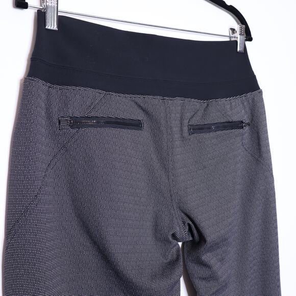 ATHLETA Venice Textured Jogger Wavy Dash Black Lightweight Active Women's M/P - Picture 10 of 14